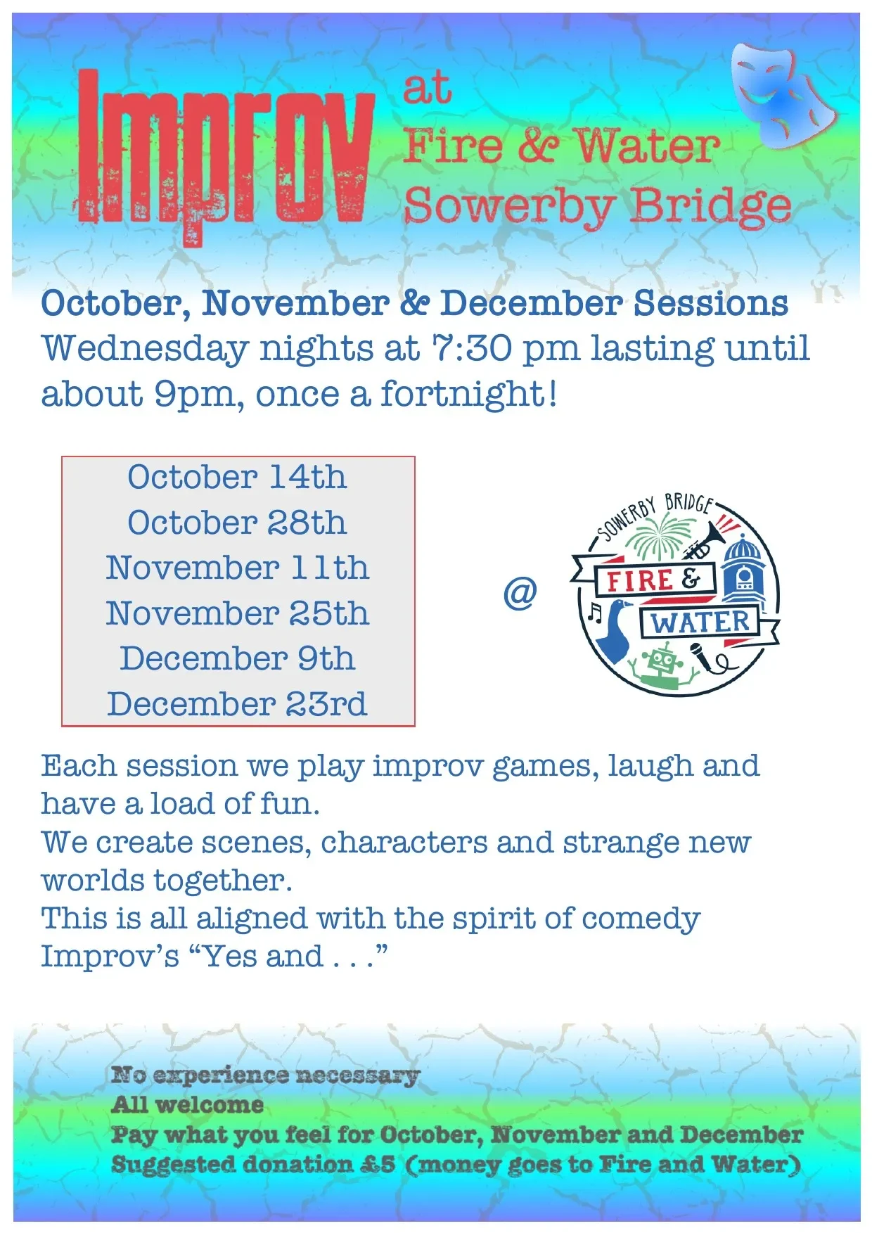 Improv poster, October to December 2026